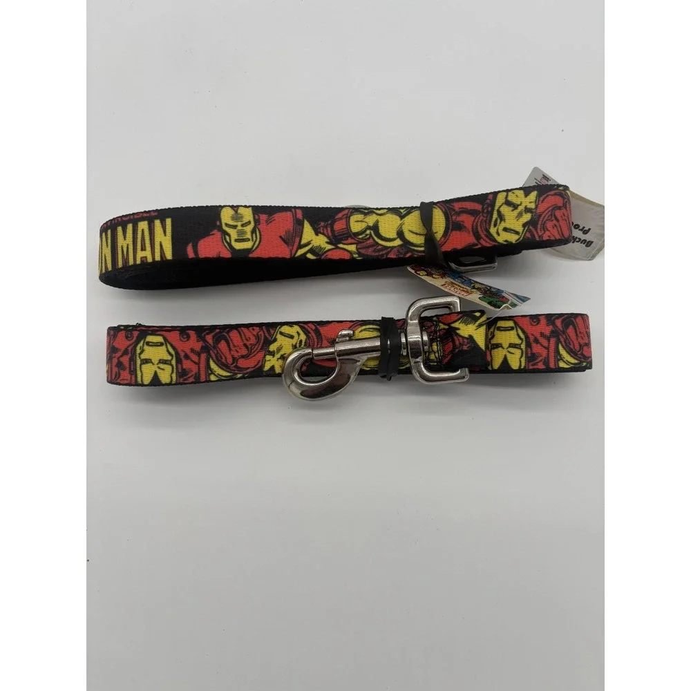 Buckle Down Marvel Iron Man‎ Dog Leash